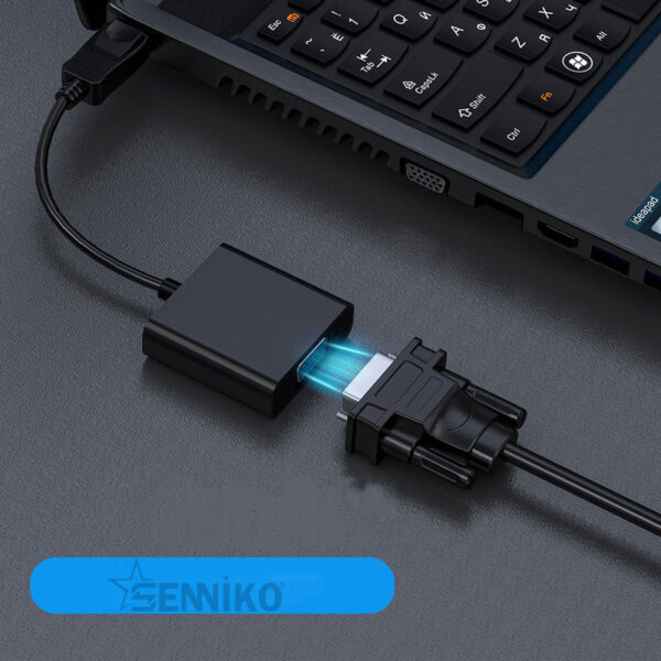 Cáp chuyển đổi Display Port to VGA (Đen/Trắng) - Ảnh 4
