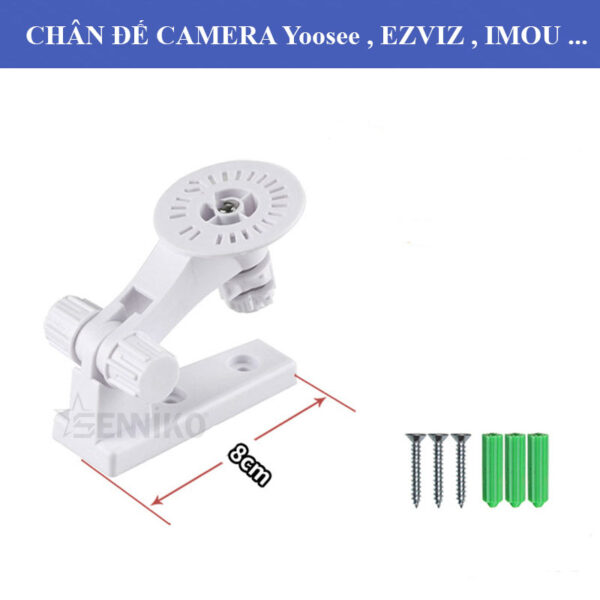 Chân đế camera Yoosee , Ezviz, Imou bằng nhựa ABS - Ảnh 2