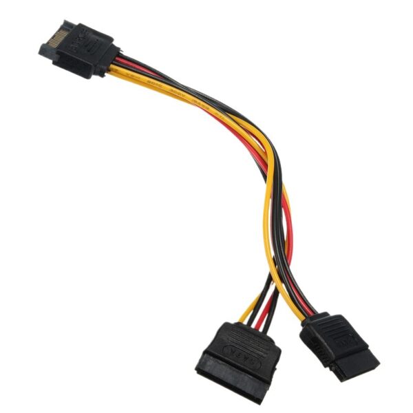 Cáp chia nguồn SATA 1 ra 2 , sử dụng cho Case đồng bộ, Case PC muốn gắn thêm SSD, HDD - Ảnh 2